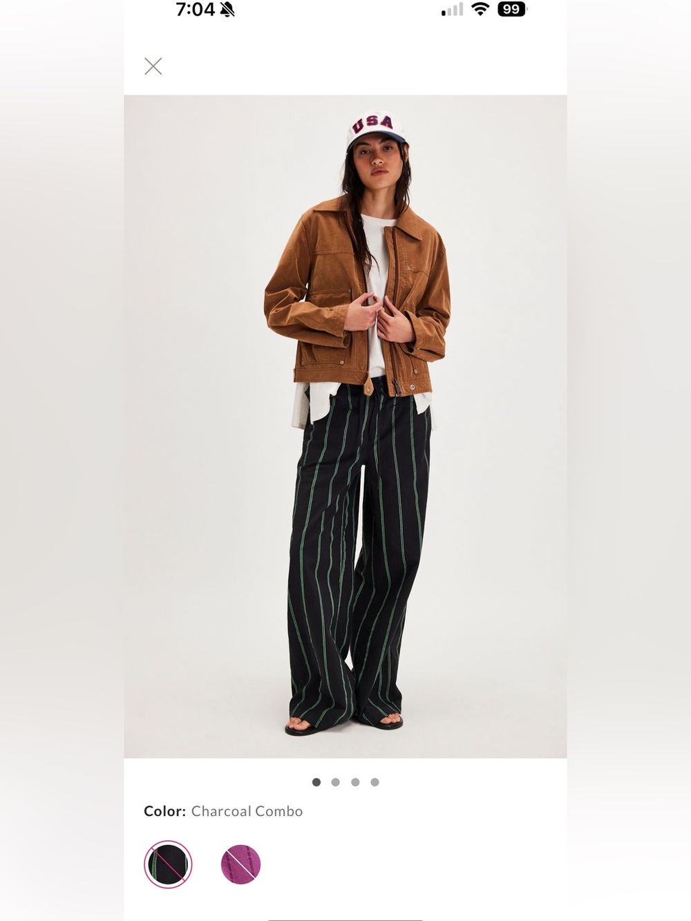 Hudson Canyon Textured Stripe Pants
